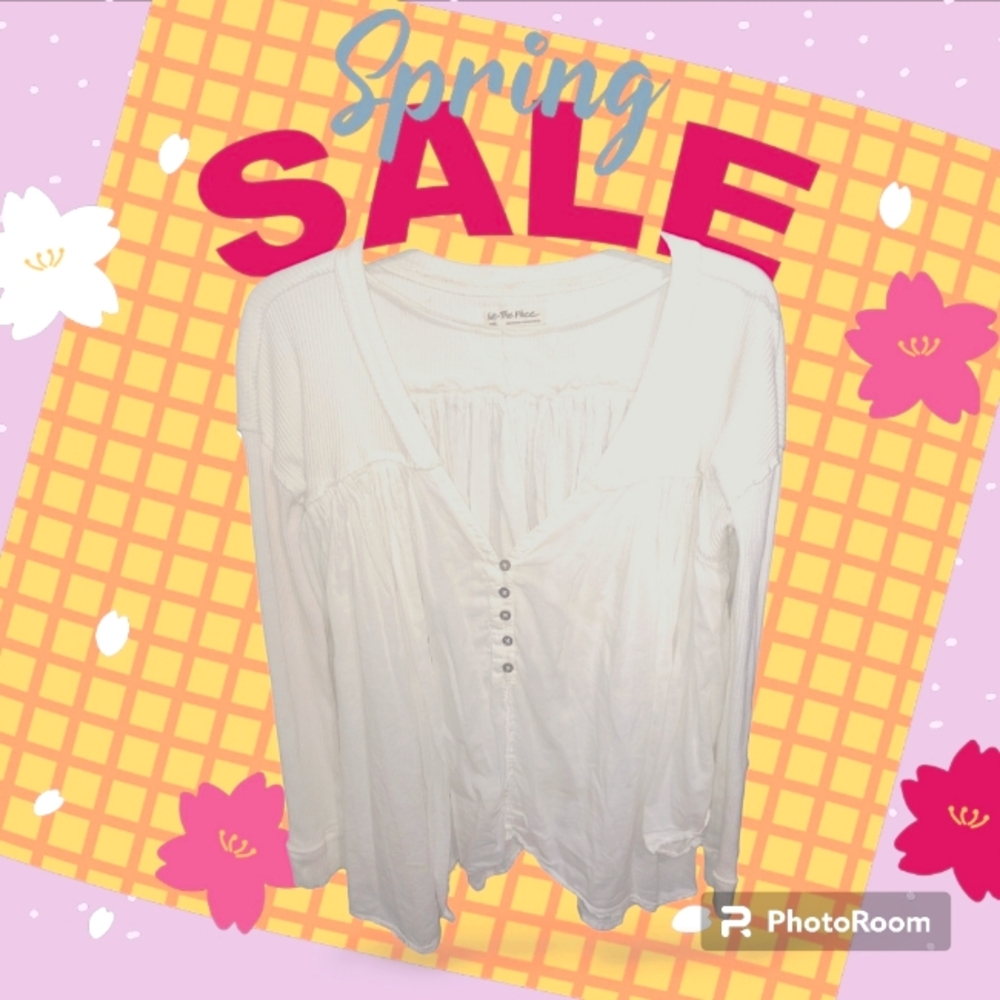 ,"We The Free"  White Blouse
